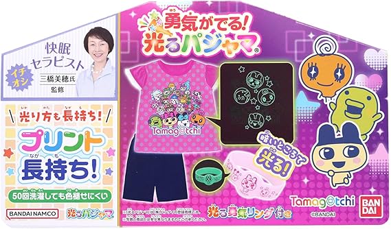 Tamagotchi 半袖パジャマセット M Amazon | [バンダイ] たまごっち 女児 勇気がでる光るパジャマ